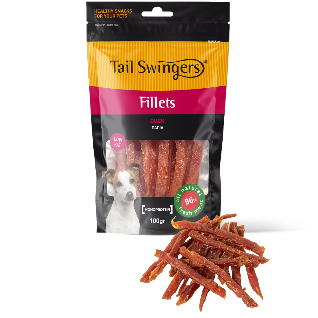 Tail Swingers Soft Duck Fillets Slices (pack of 2)