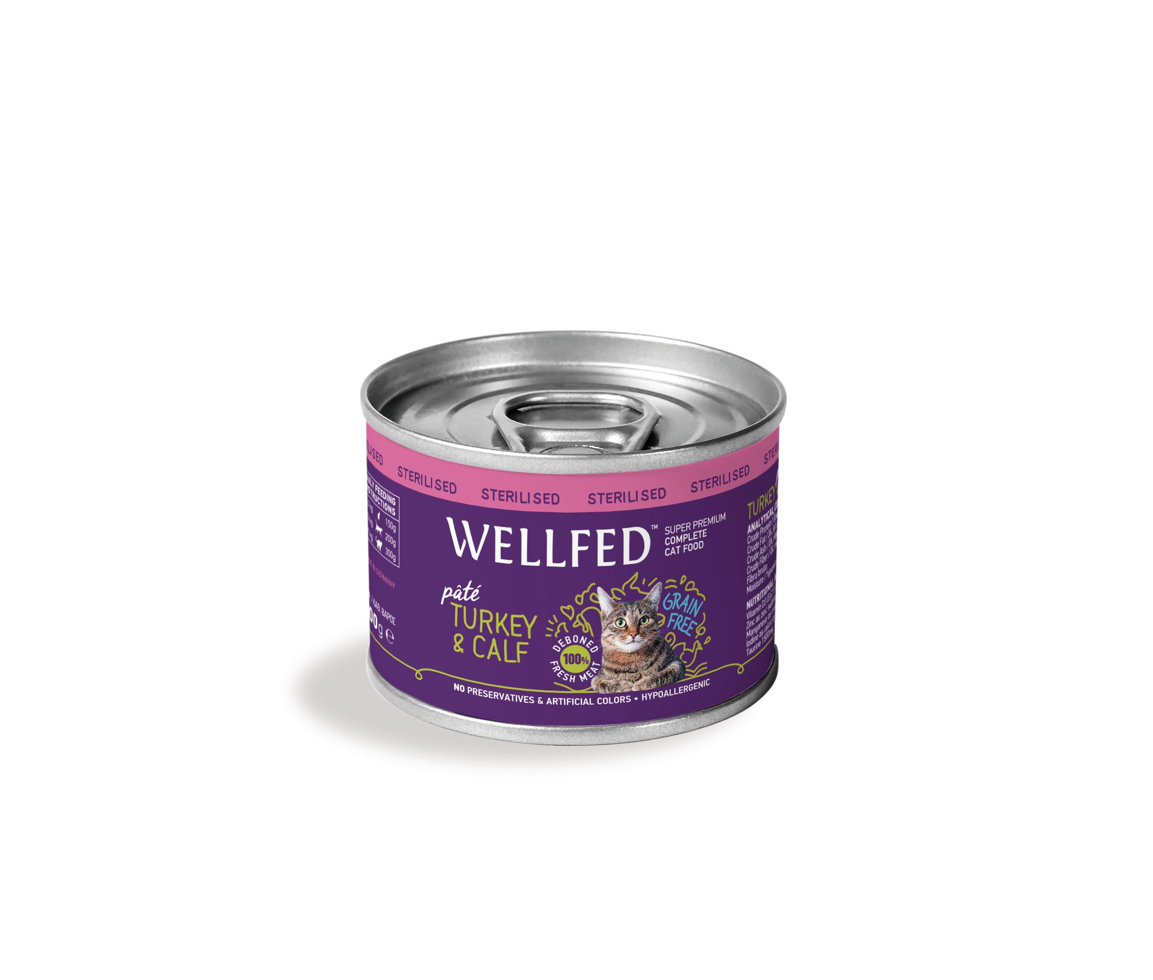 Wellfed Sterilized Wet Cat Food-pack of 6 (6x200gr)